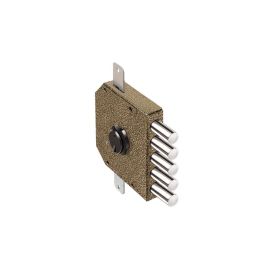 Замок накладной ЭЛЬБОР 1.06.56 с тягами