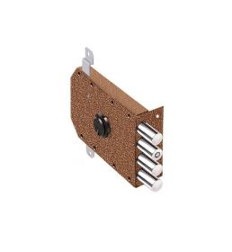 Замок накладной ЭЛЬБОР 1.09.52 с тягами