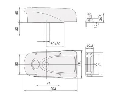 Замок электромеханический CISA 1А731