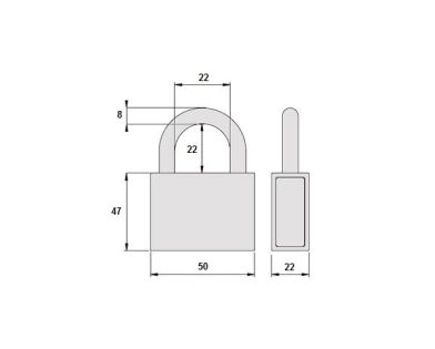Замок навесной MUL-T-LOCK Classic